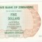 bnk bn Zimbabwe 5 $ 2006 unc