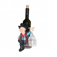 Suport sticla vin pirat foto