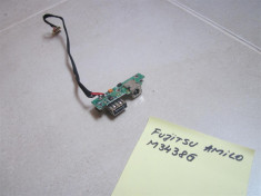 Modul mufa incarcare+USB Fujitsu Amilo M3438G foto