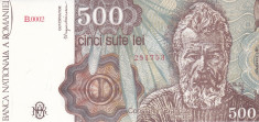 Bancnota Romania 500 Lei ianuarie 1991 - P98a UNC foto