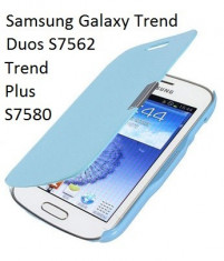 Husa flip protectie Samsung Galaxy Trend Duos S7562 /Trend Plus S7580/Trend S7560 / foto