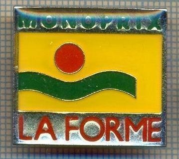 1575 INSIGNA - MONOPRIX -LA FORME -COMPANIE FRANCEZA DE COMERT SI DISTRIBUTIE -starea care se vede