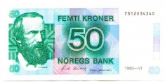 Norvegia - 50 coroane 1990 (kroner) foto