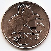 Trinidad Tobago 5 centi 2007 KM-30 UNC !!! foto