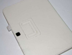 Husa tableta SAMSUNG GALAXY TAB 3 10.1 - P5200, alba, tip mapa foto