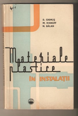 Materiale plastice in instalatii-D.Ghimus,M.Ivanoff,N.Balan foto