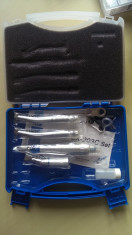 Kit NSK 2 turbine PANA MAX + Piesa cot + Micromotor + Piesa dreapta - Nou - Livrare 24 ore - Garantie - Dentar stomatologic contra unghi turbina foto