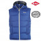 Vesta Lee Cooper Double Zipped Gilet Mens Albastru Royal , Originala , Noua - Import Anglia - Colectia 2014 - 2015 - Marimi S , M , L , XL