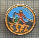 1569 INSIGNA SPORTURI DE IARNA -TURISM MONTAN? - CSFL - GERARDMER -starea care se vede