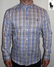 Camasi POLO RALPH LAUREN in Carouri - Slim Fit - Albastru / Roz - Model NOU !!! foto