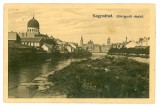 950 - ORADEA, Synagogue, Romania - old postcard - used - 1913, Circulata, Printata