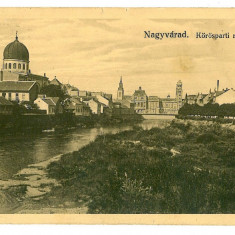 950 - ORADEA, Synagogue, Romania - old postcard - used - 1913