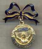 1612 INSIGNA INTERESANTA - SOROPTIMIST -INTERNATIONAL -ORGANIZATIE NONGUVERNAMENTALA A FEMEILOR -starea care se vede