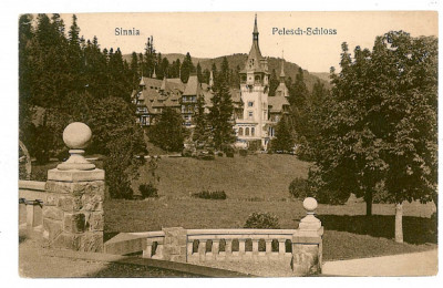 1849 - SINAIA, Prahova, PELES Castle - old postcard - unused foto