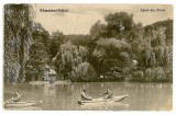 114 - Rm. VALCEA, lacul din Zavoi - old postcard - used - 1937, Circulata, Printata