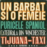 Orchestra Electrecord_Dan M&amp;icirc;ndrila - Un Barbat Si O Femeie_Puricele Spaniol_Catedrala Din Winchester_Tijuana-Taxi (7&quot;), VINIL, Pop, electrecord