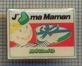 1582 INSIGNA - J&amp;#039;ETAIS MA MAMAN -HIT AL LUI JOE DASSIN ? -starea care se vede foto