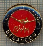 1586 INSIGNA - LA SAINT CLAUDE BESANCON -GIM - GIMNASTICA ARTISTICA -starea care se vede