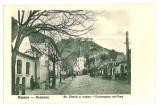 1802 - RASNOV, Brasov, Cetatea si centrul animat - old postcard - unused, Necirculata, Printata