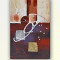Tablou modern abstract 39 - ulei in relief, 90x60cm, efect 3D, livrare gratuita