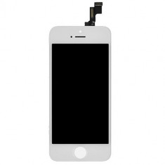 DISPLAY LCD FATA IPHONE 5S ALB - GEAM TOUCHSCREEN - NOU - CEL MAI MIC PRET !!! foto