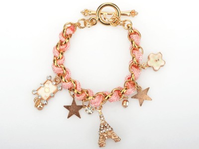 Bratara - Multiple Accesorii Atasate - ROZ foto