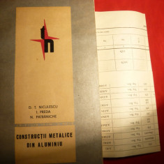 D.T.Miculescu ,I.Preda ,N.Potarniche - Constructii Metalice din Aluminiu -Ed.Tehnica 1966