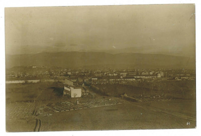 504 - CERNAVODA, Dobrogea, Panorama - old postcard - real FOTO - unused foto