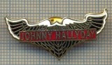 1598 INSIGNA - JOHNNY HOLLYDAY -CANTARET SI ACTOR FRANCEZ -starea care se vede