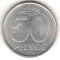 SV * DDR / Germania Democrata LOT 50 PFENNIG + 5 MARK 1972 +/- XF