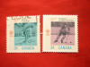 *Serie Sport -Preolimpiada Calgary 1987 Canada , 2 val.stamp., Stampilat