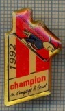 1661 INSIGNA SPORTIVA -SPORTURI DE IARNA - LITERA ,,H&quot; DIN CHAMPION 1992 -ON S&#039;ENGAGE A FOND -starea care se vede