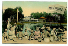 464 - BUZIAS - old postcard - used - 1906 foto