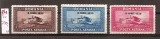 SD Romania 1930 LP84-C.Raiu -PA,supr. 8 IUNIE 1930, fil.vert.,seria 3 val. ,MLH
