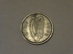 3 pence(leat reul) Irlanda 1965 foto
