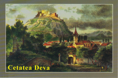 Carte postala CP HD034 Deva - Cetatea Deva - necirculata foto