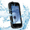 Toc subacvatic negru impermeabil waterproof cu prelungitor casti audio Samsung Galaxy S3 i9300 + folie protectie + expediere gratuita