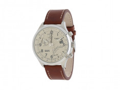 Ceas Timex Intelligent Quartz Fly Back Chronograph Leather Strap Watch|100% original|Livr. din SUA in cca 10 zile foto