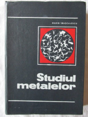 &amp;quot;STUDIUL METALELOR&amp;quot;, Marin Trusculescu, 1971. Absolut noua foto