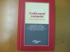 M. Basarab V Pasca G Mateut Codul penal comentat volumul II partea speciala Bucuresti 2008 foto