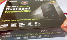 Router wireless ASUS RT-N53 Dual-Band, 300 + 300Mbps foto