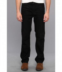 Blugi Calvin Klein Jeans Straight Denim in Worn in Black|100% original|Livr. din SUA in cca 10 zile foto