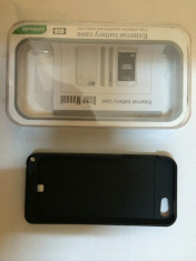 Baterie-Husa Externa pentru iPhone 5 / 5s 2200mAh!!Super promotie !!Calitate !!!Disponibil pe alb si negru!! foto