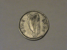 3 pence(leat reul) Irlanda 1961 putin roasa foto
