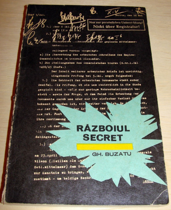 RAZBOIUL SECRET - Gheorghe Buzatu