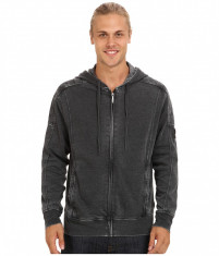 Hanorac DKNY Jeans L/S Burnout Fleece Full-Zip Hoodie|100% original|Livr. din SUA in cca 10 zile foto