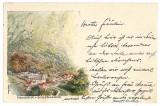 524 - Baile HERCULANE, Litho - old postcard - used - 1899, Circulata, Printata