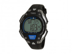 Ceas Timex IRONMAN? Road Trainer Heart Rate Monitor Black/Silver-Tone/Blue Resin Strap Watch|100% original|Livr. din SUA in cca 10 zile foto