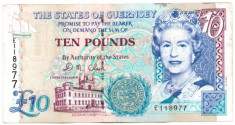 Guernsey - 10 pounds 1995 foto