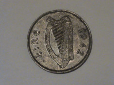 1/2 pingn (scroafa cu purcei) Irlanda 1942 foto